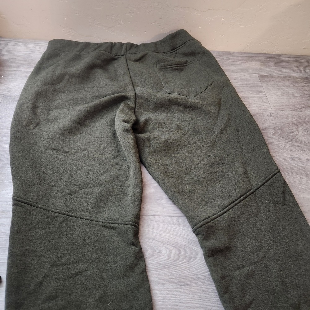 COLOURS ALEXANDER JULIAN Mens‎ Green Jogger Pants Fleece Size XXL Zip Pockets